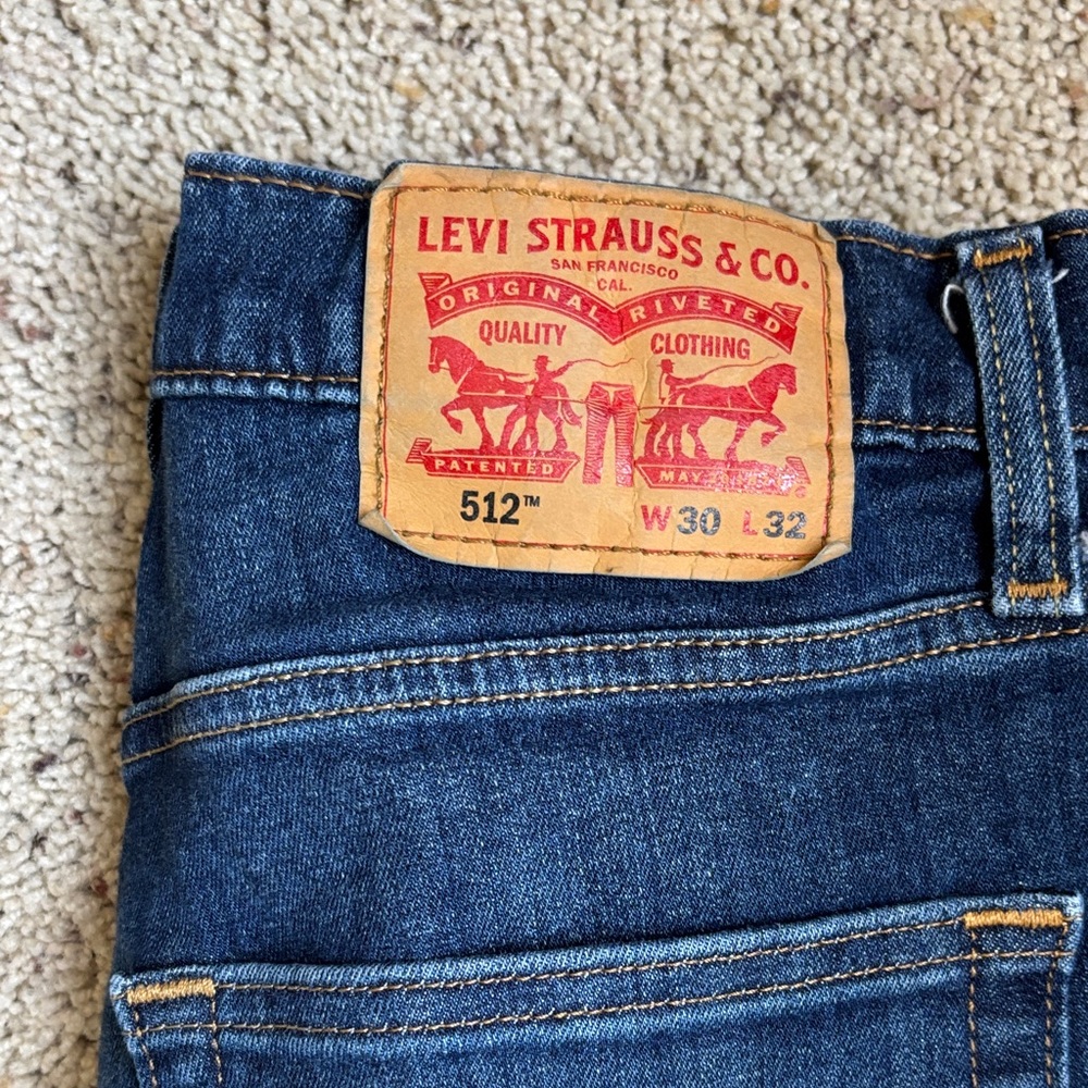 Levi's 512 Men's Dark Blue Slim Jeans